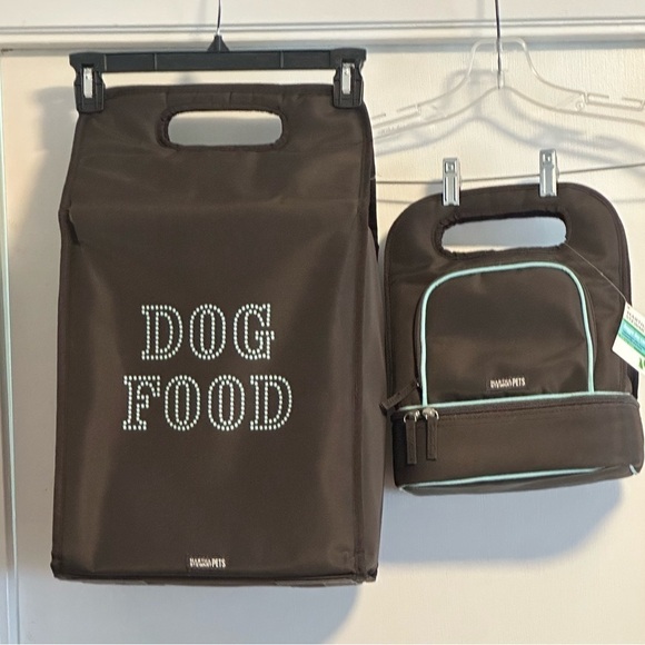 NWT: Martha Stewart Pets Dog Food  Cooler bag and doggy daycare bag set - Picture 1 of 14